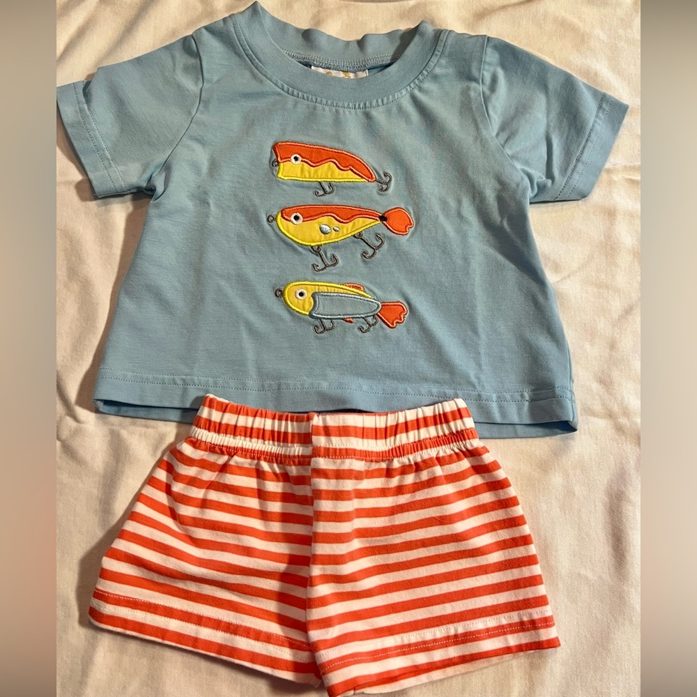 Busy Bee Smock Fishing Outfit